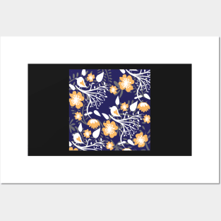 Floral Pattern Posters and Art